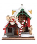 NEW! - Ginger Cottages Wooden Ornament - Christmas Book Store